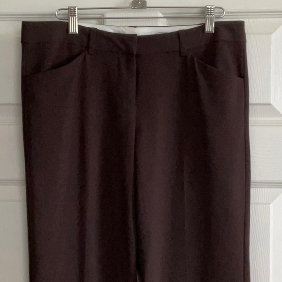 Chocolate Brown Boot Cut dress pants. Size 7 - Picture 2 of 7